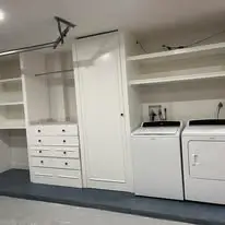 Garage Laundry Space Renovation in Palm Beach Gardens