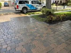 Paver Repair Project in Palm Beach Gardens